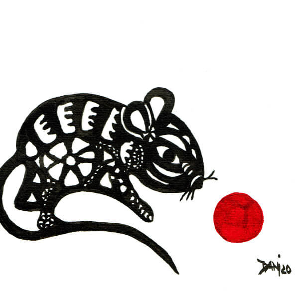 Chinesisches Tierzeichen Ratte