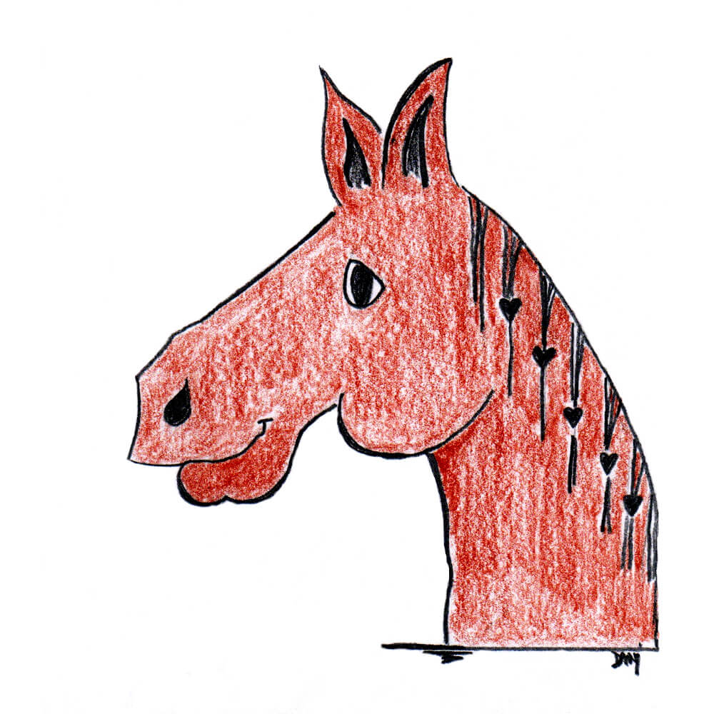 Chinesisches Tierzeichen Pferd
